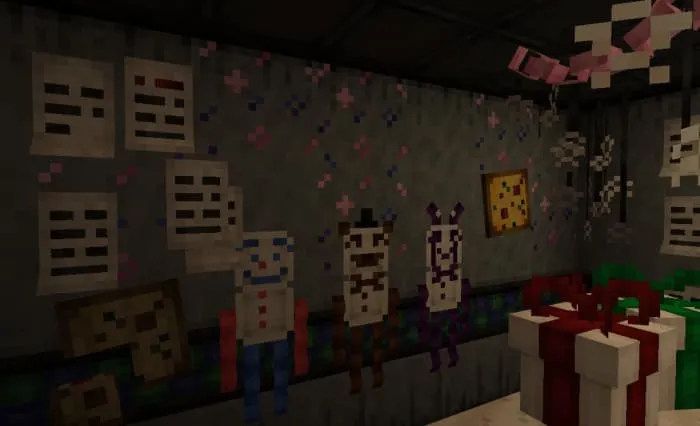 Бумажные человечки как декорации