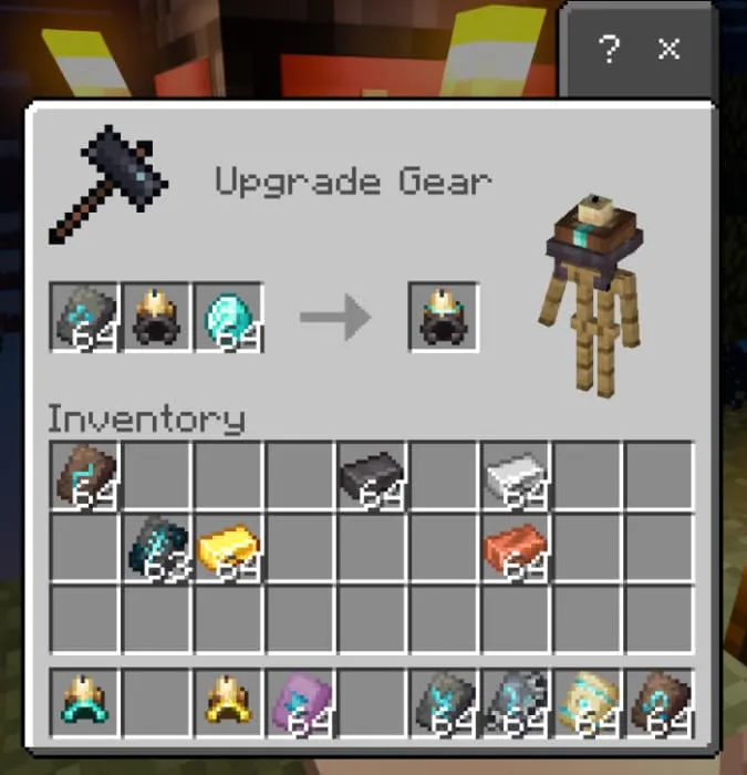 Объедение кузнечного шаблона нечезеритого шлема