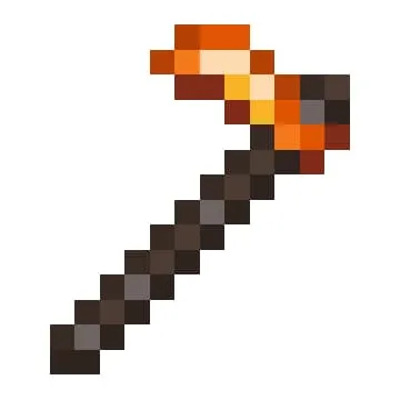 Мотыга из смолы в Minecraft