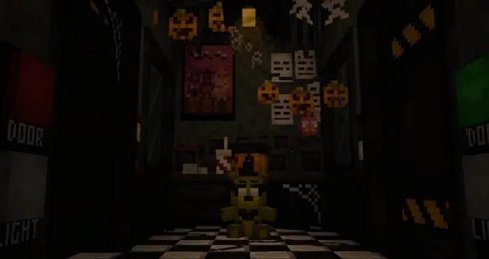 Постер в стиле FNaF