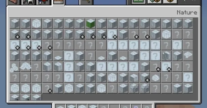 Новый вид блоков из раздела природы