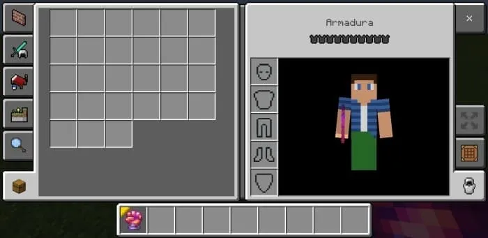 Огненная перчатка в руке