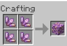 Крафт амаритового блока