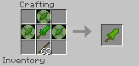 Крафт совершенного изумрудного меча