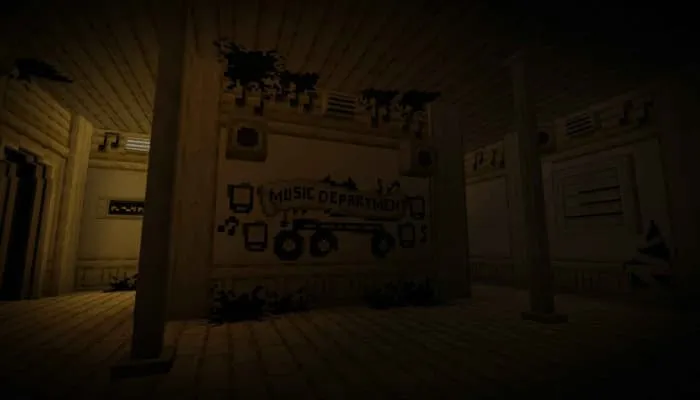 Картонные фигуры и чернильные блоки в стиле Бенди