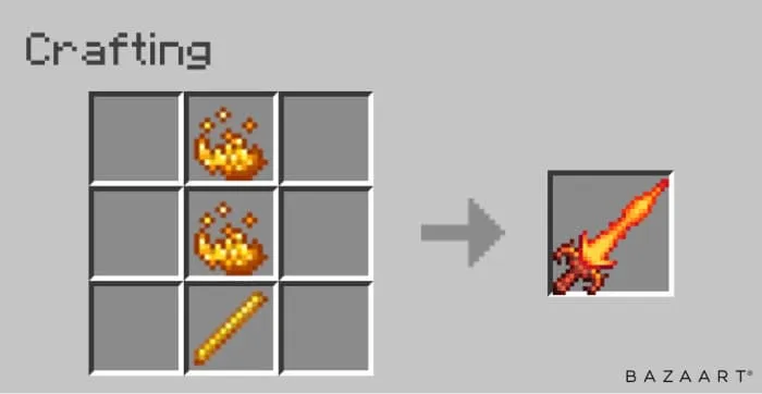 Крафт огненного великого меча