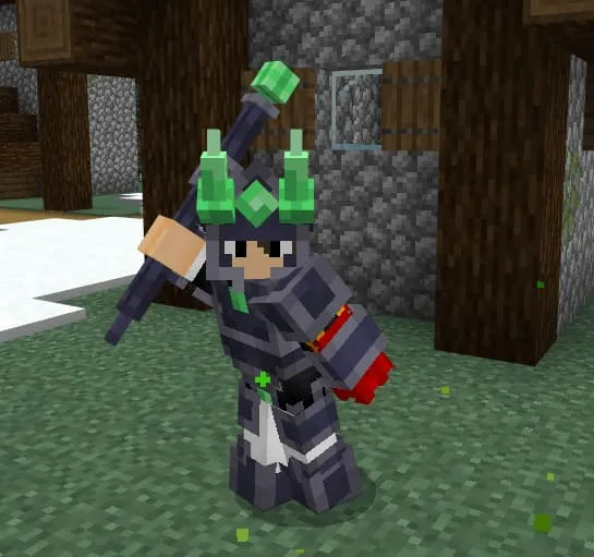 Волшебный посох спектра в руке