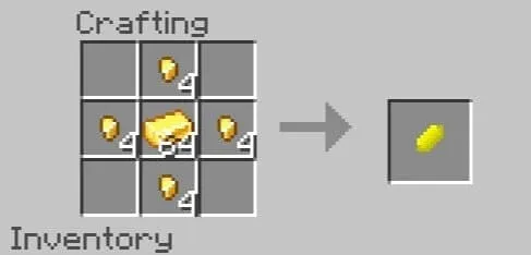 Крафт желтого кристалла