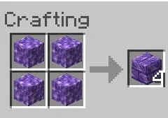 Крафт аметистового кирпича