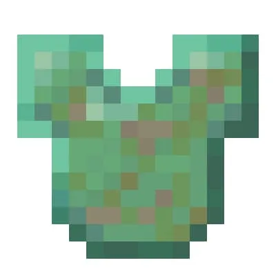 Окисленный медный нагрудник