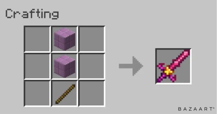 Крафт звёздного яростного меча