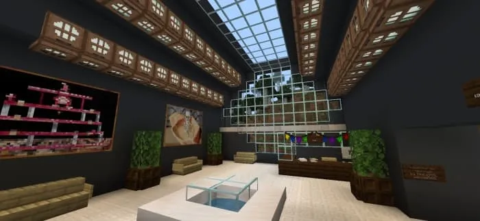 Интерьер фойе концертного зала