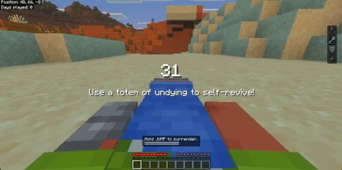 Таймер для возможности использовать тотем бессмертия