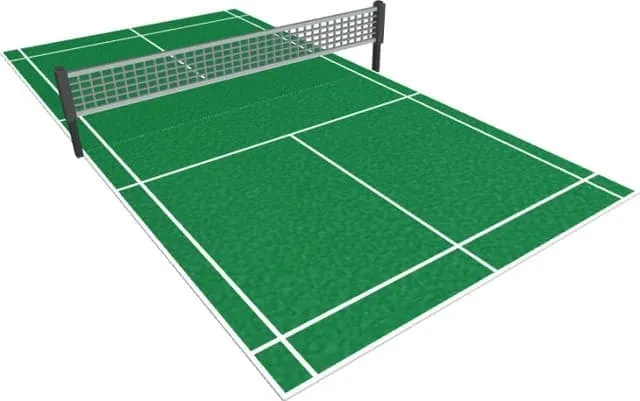 Корт для бадминтона