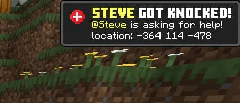 Уведомление для игроков о помощи в воскрешении