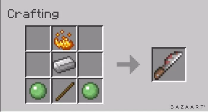 Крафт ножа психа