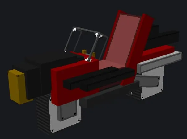 Красный мотоцикл Робина