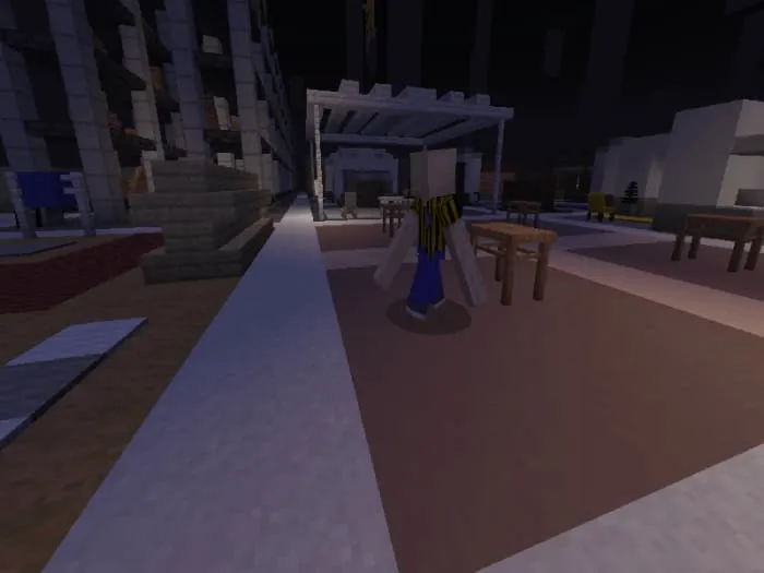 Рабочий с удлинёнными конечностями