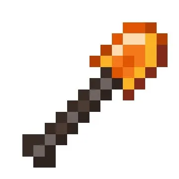 Лопата из смолы в Minecraft