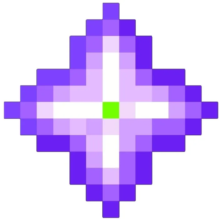 Яркая звезда с синим контуром