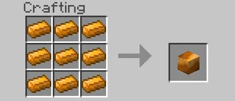 Крафт блока меди