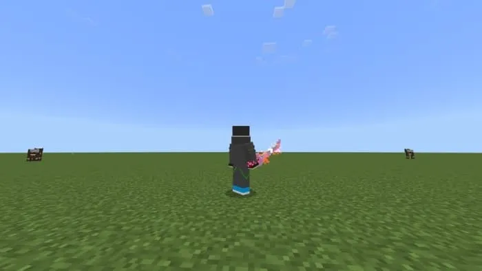 Розовый сияющий меч