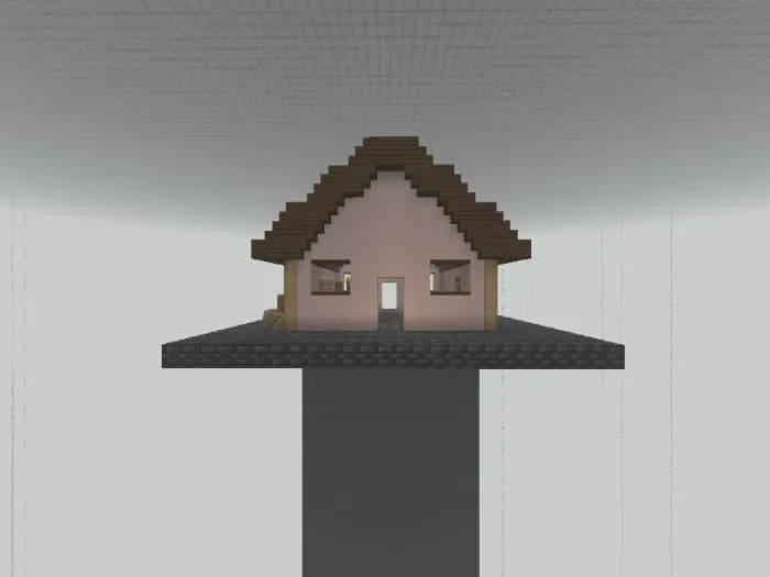 Строение, висящее в воздухе – Плавучий дом