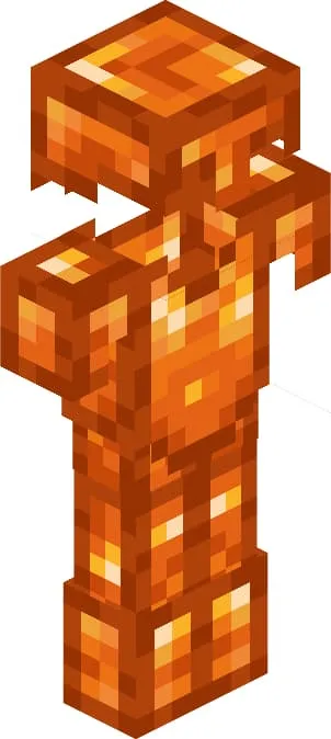 Вид брони из смолы в Minecraft