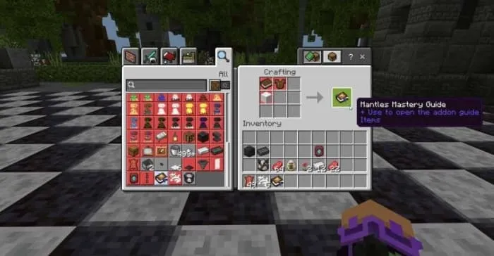 Крафт гайда по мантиям в Minecraft