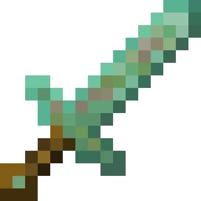 Окисленный медный меч