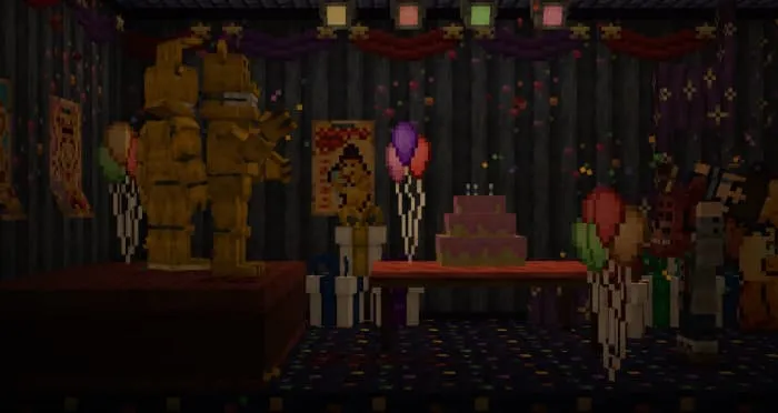 Спринг-аниматроники на сцене