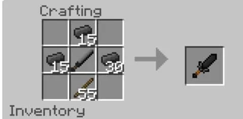 Крафт улучшенного темного меча