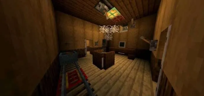 Охранная комната с механизмами и пультами