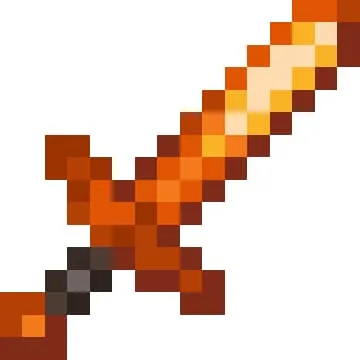 Меч из смолы в Minecraft