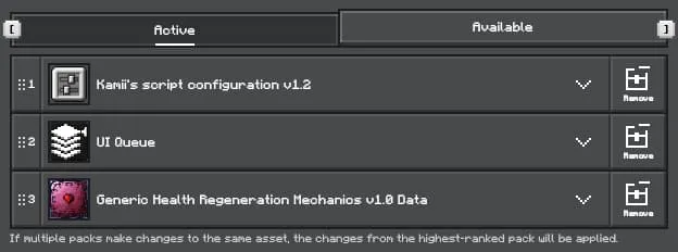 Три файла, рекомендованные для лучшей работы мода