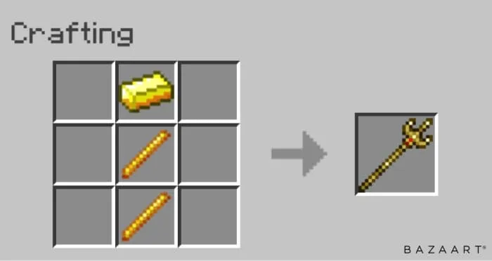 Крафт трезубца