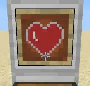 Контейнер сердца в рамке