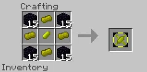 Крафт улучшенного желтого слитка