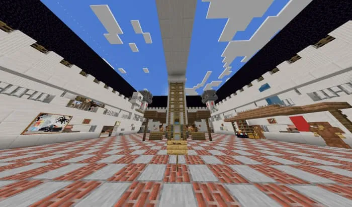 Главная комната в светлых тонах на карте