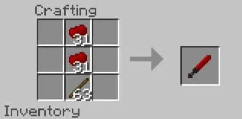 Крафт рубинового меча