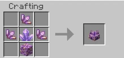 Крафт амаритового пьедестала