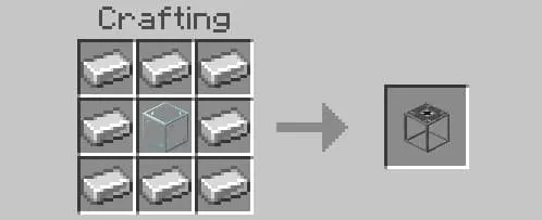 Крафт блока для хранения в верстаке