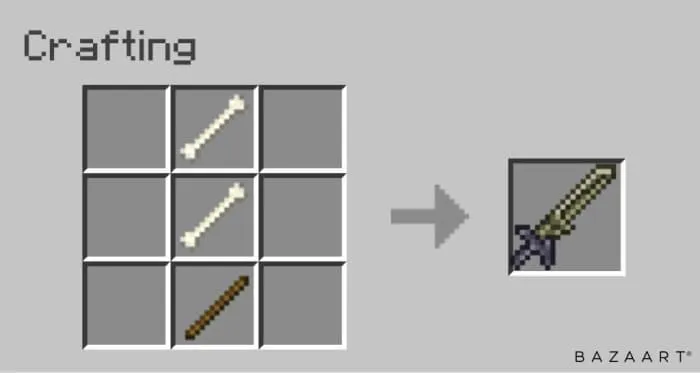 Крафт костяного меча