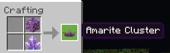 Крафт кристалла Амарита