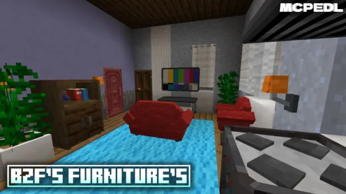 Гостиная с диваном, телевизором и столиком