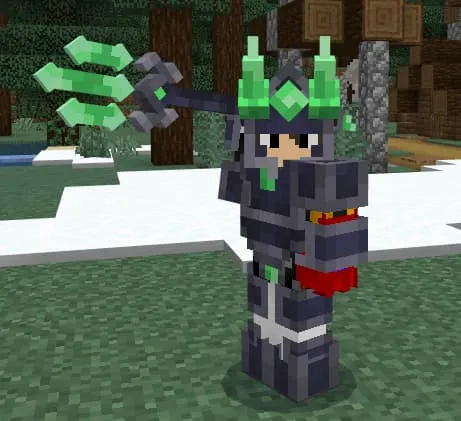 Трезубец спектра в руке