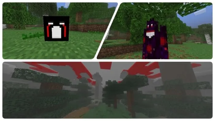 Два жутких моба и туманный лес