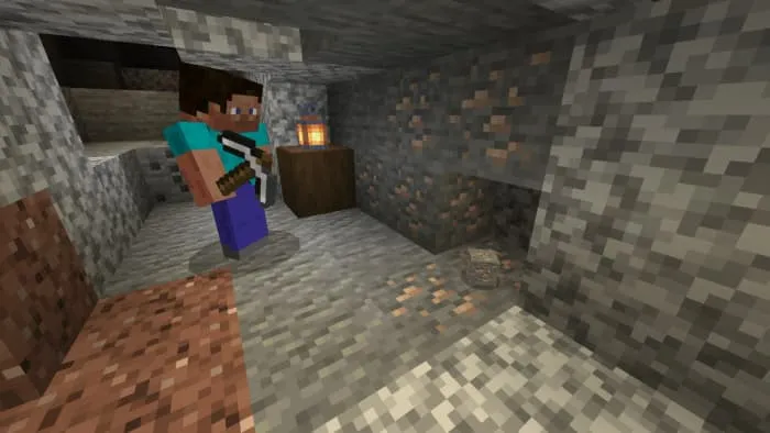 Обычная добыча руды