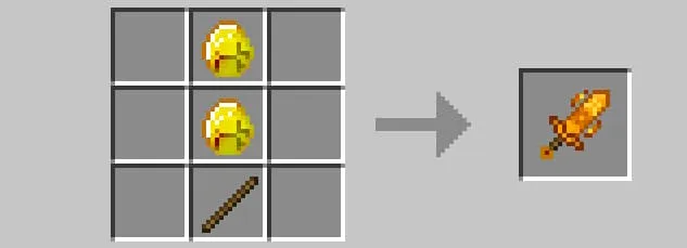 Крафт огненного меча