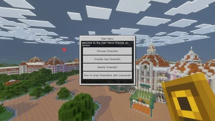 Основные настройки в пользовательском меню